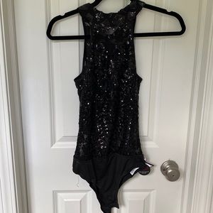 NWT sequin bodysuit